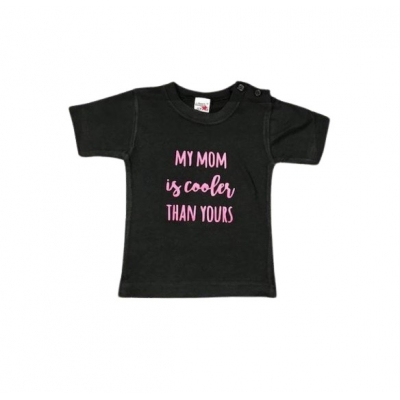 Baby shirt met opdruk ''my mom.....